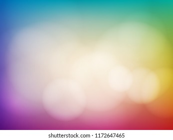 Bokeh background color illustration.