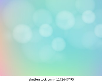 Bokeh background color illustration.