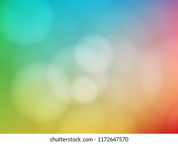 Bokeh background color illustration.