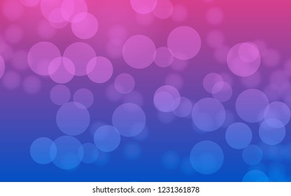 Bokeh background cosmic fusion color light  illustration. Vector 10 EPS.
