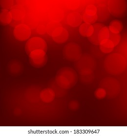 Bokeh background with defocused lights. Vector illustration EPS10