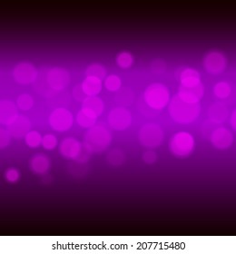 Bokeh background with defocused lights. Vector illustration EPS10