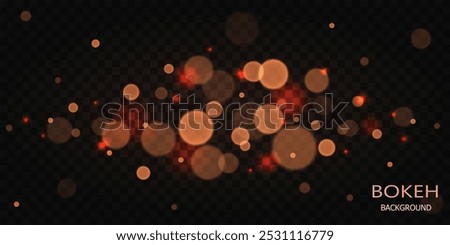 Bokeh Background, Festive Border, Christmas Banner, Blurred, Design, Vip Background, Shiny Effect, Vector