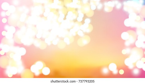 bokeh background hd. Vector background with bokeh effect. 