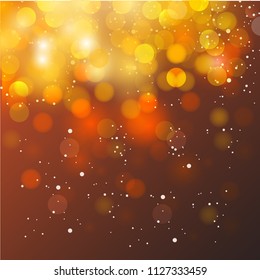 Bokeh background illustration