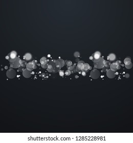 Bokeh background isolated. Vector illustration