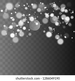 Bokeh background isolated. Vector illustration