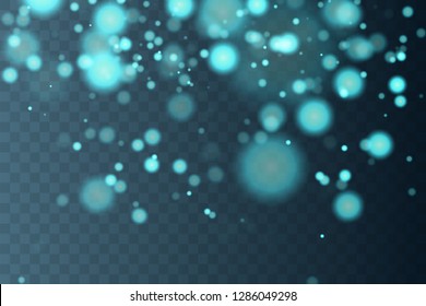 Bokeh background isolated. Vector illustration