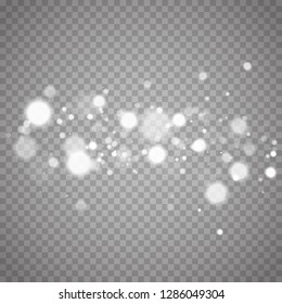 Bokeh background isolated. Vector illustration