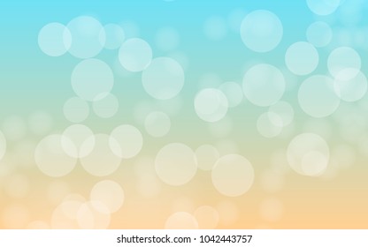 Bokeh background light bright fresh illustration. Vector 10 EPS.