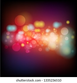 Bokeh background with light and colorful bokeh background.
