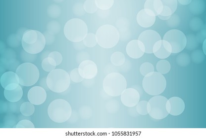 Bokeh background light of fresh water illustration. Vector 10 EPS.