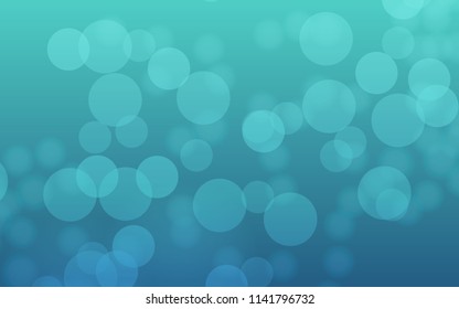 Bokeh background lights blue disco color  illustration. Vector 10 EPS.