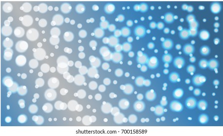 bokeh background made from white lights