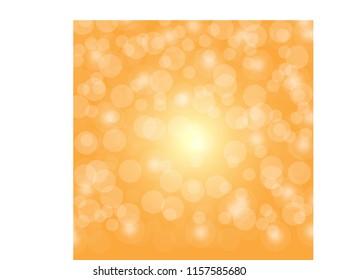 Bokeh for background of orange tone.