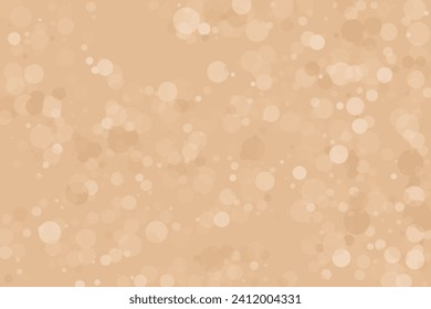 Bokeh background. Peach fuzz colour. Scalable vector illustration. Pattern with circles of different scale and transparency with overlap. Co background for banners, web pages, ads, Wallpapers
