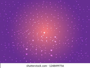 Bokeh Background ,Purple background vector comcetp