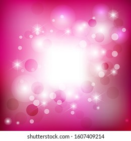 Bokeh background. Sparkles and flares with colourful background. Red, pink and violet colors. Romantic design for greeting cards, wallpapers, flyers, invitations, posters, brochures, banners.