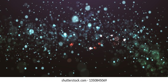 Bokeh background Star and Sky Illustration