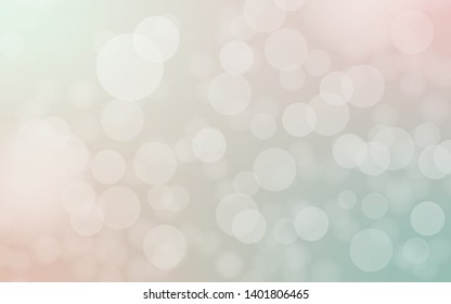 Bokeh background Summer Splendore color illustration. Vector 10 EPS.