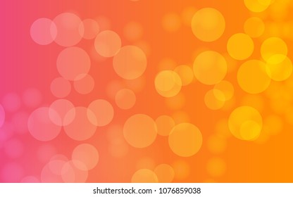 Bokeh background sunset color soft light  illustration. Vector 10 EPS.