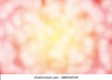 Fondo bokeh Color dulce, rosa gradiente, amarillo, rojo, luz natural o luz nocturna. Ideal para la decoración de tarjetas, papel pintado, banner, fondo