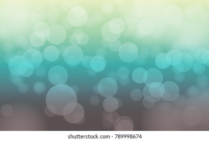 Bokeh background template best color. Illustration 10 EPS.