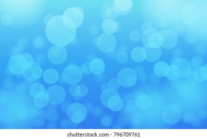 Bokeh background template. Vector 10 EPS.