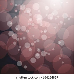 bokeh background Vector Art red and black