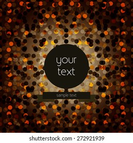 Bokeh background. Vector design. EPS10.