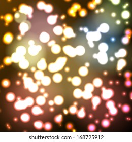 Bokeh background. Vector eps10