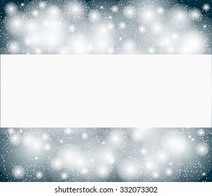 Bokeh background vector. Glitter, snow background for Christmas, New Year.Made with Blending modes.