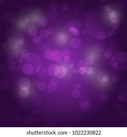 Bokeh background vector sparkling effect warm blurred festive party lights background glow design glitter shiny backdrop. Blur magic defocused xmas festive texture glowing.