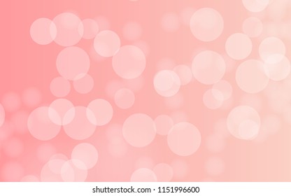 Bokeh background warm flame color light illustrator. Vector 10 EPS.
