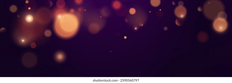 Bokeh background.Gentle blur of lights.