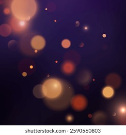 Bokeh background.Gentle blur of lights.