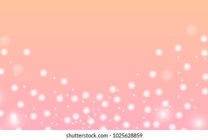 Bokeh backgrounds glow pink set illustration. Vector 10 EPS.