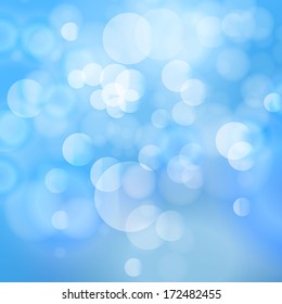 bokeh blue abstract background