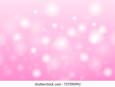 bokeh blur Pink light background Valentines Day