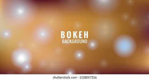 Bokeh and blur vector abstract background