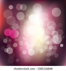 Bokeh and blur vector abstract background
