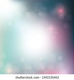 Bokeh and blur vector abstract background