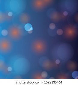 Bokeh and blur vector abstract background