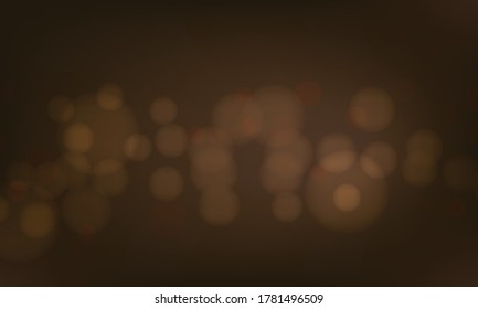 Bokeh Brown Dark night Background