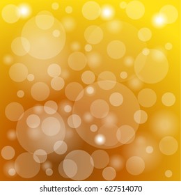 bokeh brown and yellow