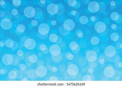 Bokeh circle blue background gradation
