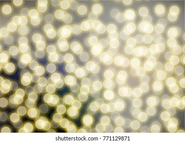 Bokeh circle blurred