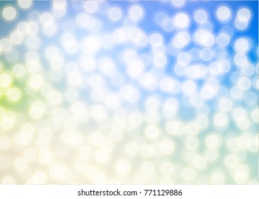 Bokeh circle blurred