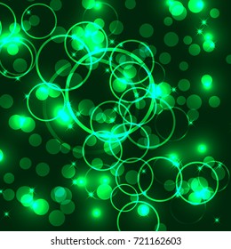 Bokeh Circles Abstract Background Vector Graphic