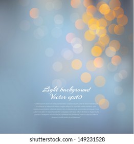 Bokeh classic tone background, Vector eps10
